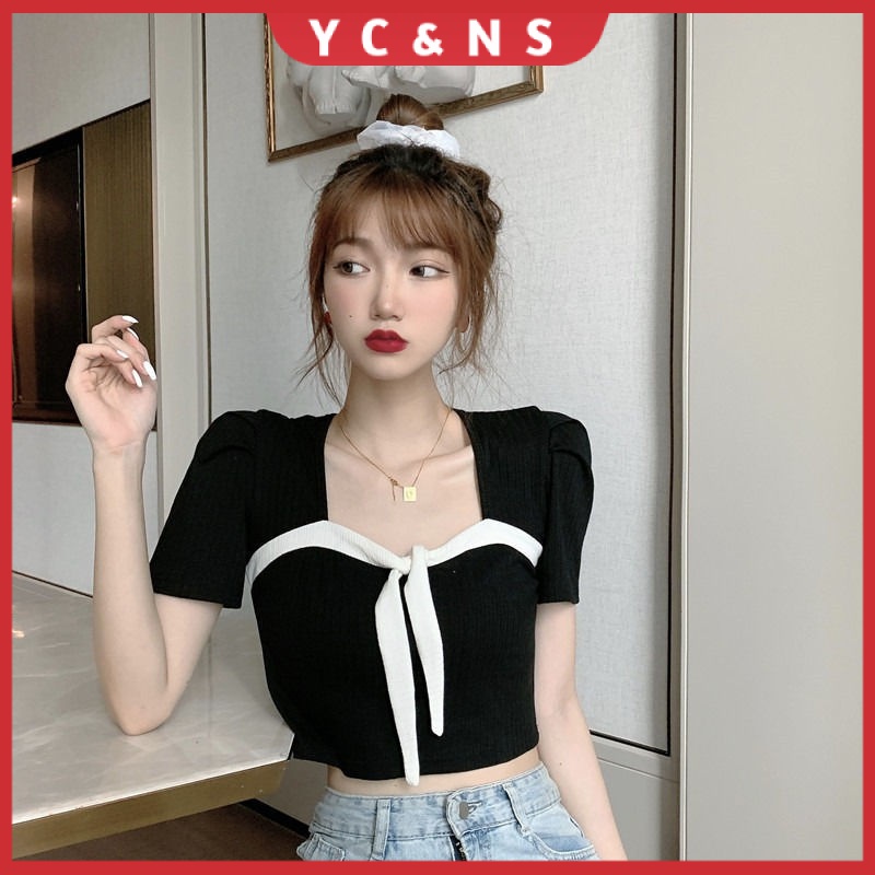 NEW Áo Nữ Tay Ngắn Kiểu Dáng Thời Trang Quyến Rũ