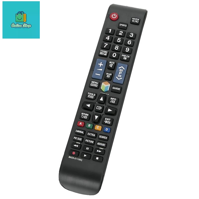 BN59-01198Q Replace Remote for Samsung Smart TV UE40JU6445K UE55JU6445K T32E390SX
