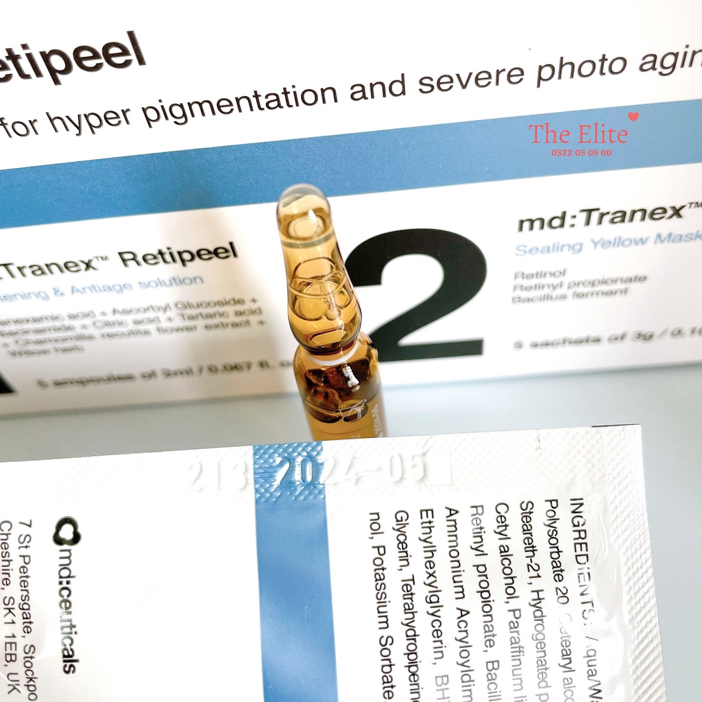 1 set Peel da chuyên ghiệp MD TRANEX RETIPEEL