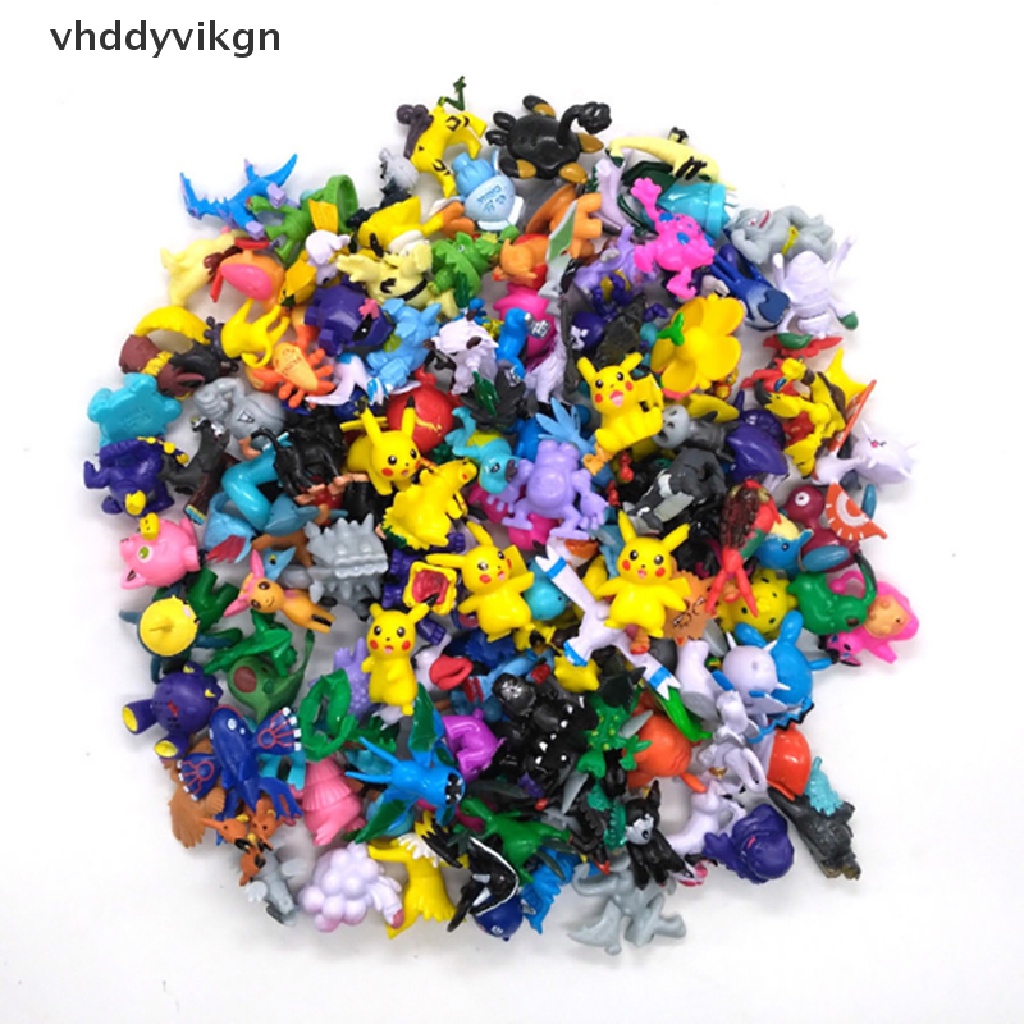 Set 24 Mô Hình Đồ Chơi Nhân Vật Hoạt Hình Pokemon Kích Thước 2.5-3cm