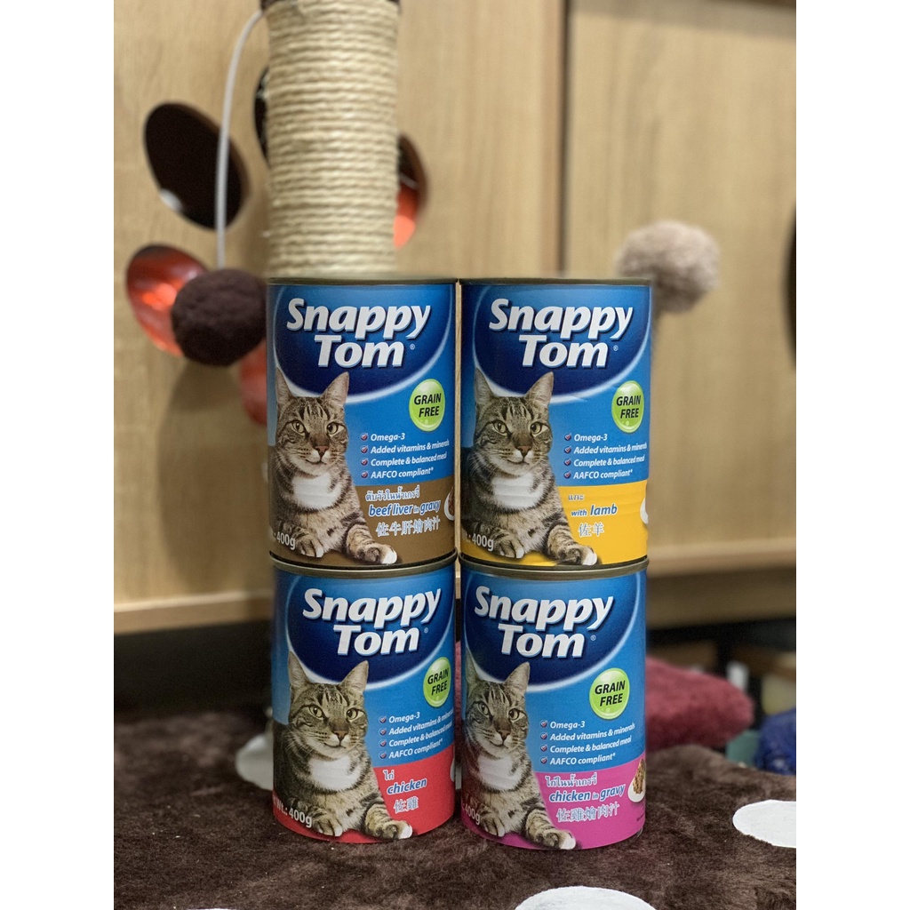 [Siêu Sale] [Chính hãng] Pate Snappy Tom Thịt Xay Nhuyễn Thơm Mịn Lon 400g