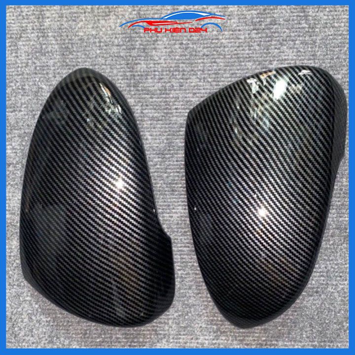 Ốp gương chiếu hậu Kia K3 2021-2022-2023-2024 vân Cacbon bảo vệ chống trầy trang trí làm đẹp xe
