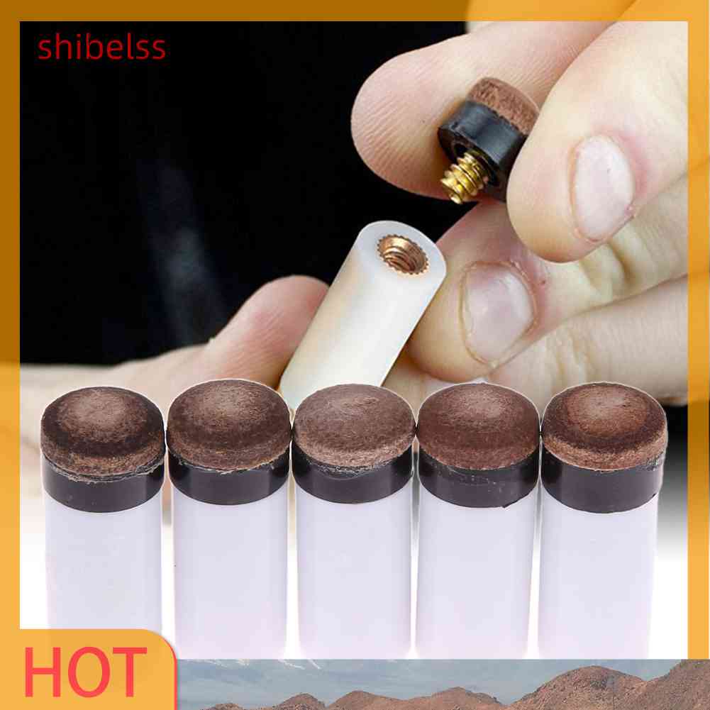 Set 5 Đầu Gậy Bida Thay Thế 13mm