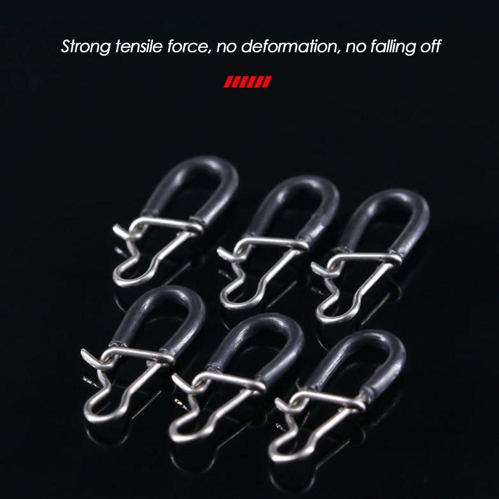 MUVAKO 50 Khoen Móc Câu Cá Bằng Thép Không Gỉ