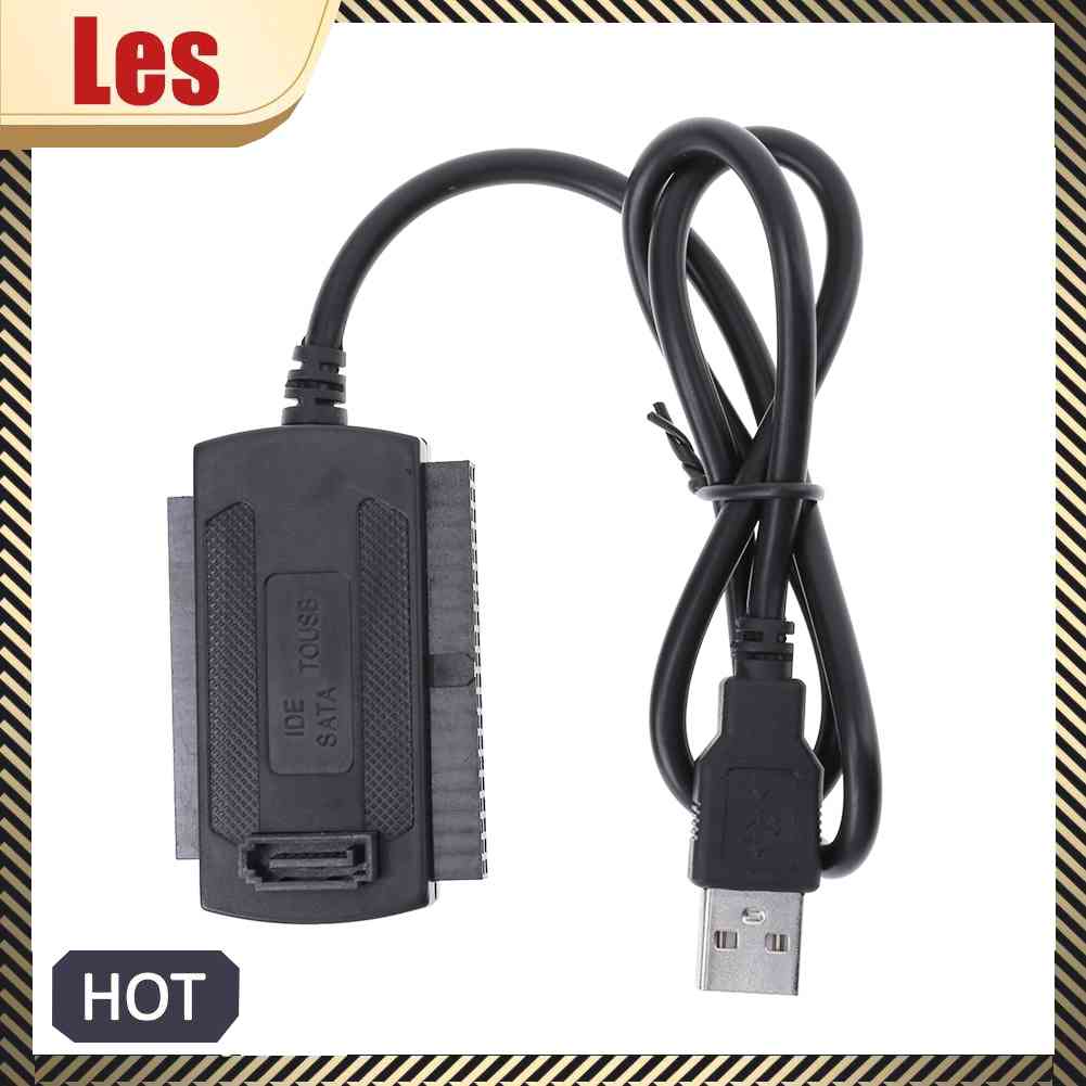 Convenience USB2.0 Port to IDE/SATA HDD 2.5/3.5inch HDD Mobile CD Driver Adapter Cable