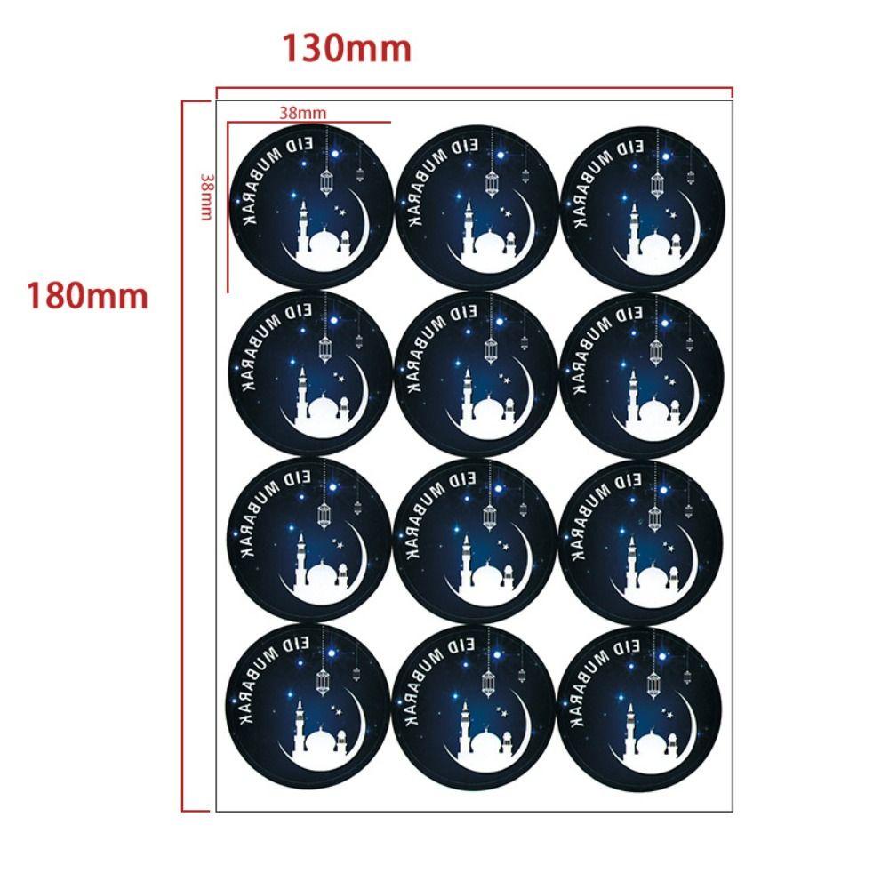 Set 120 Miếng Dán Niêm Phong Trang Trí Album Phong Cách Hồi Giáo