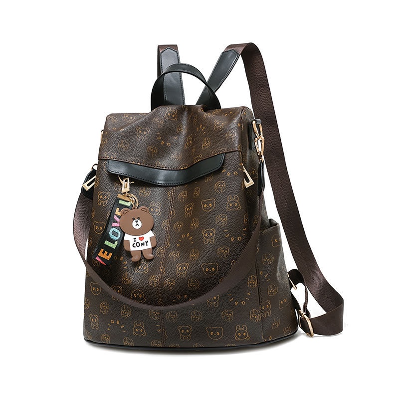 Ba Lô Da pu Mềm Phong Cách Hàn Quốc Thời Trang Cho Nữ