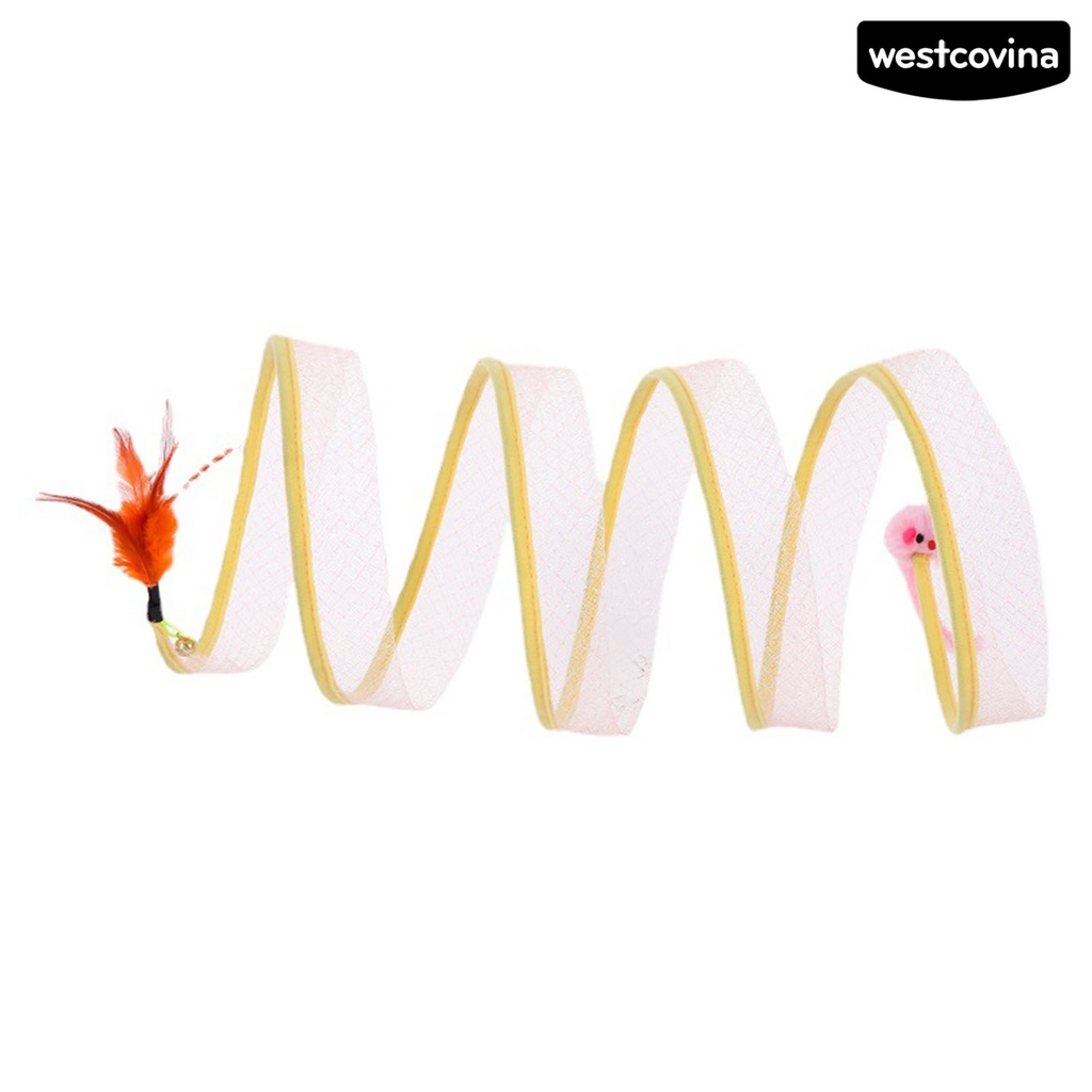 [COD]♝Đồ Chơi Đường Hầm Hình Chữ S Chống Rách Có Thể Gấp Gọn Tiện Dụng Cho Mèo Cưng