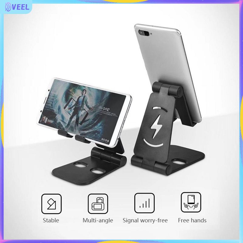 Giá Đỡ Điện Thoại Di Động Ghế Để Bàn Cho Ipad Máy Tính Bảng Đế Sạc Kệ Đôi Điều Chỉnh Được