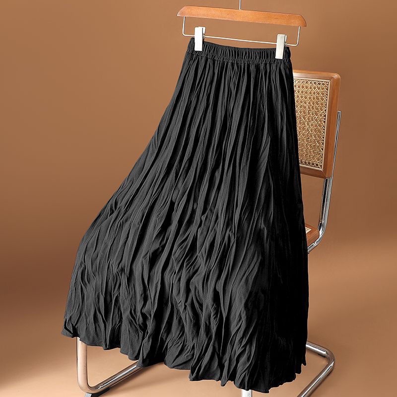 Chân Váy Chữ a Xếp Ly Lưng Cao Thời Trang Xuân Thu Hàng Mới 2023