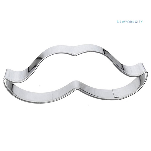 Khuôn Cắt Bánh Quy Hình Ria Mép Bằng Thép Không Gỉ