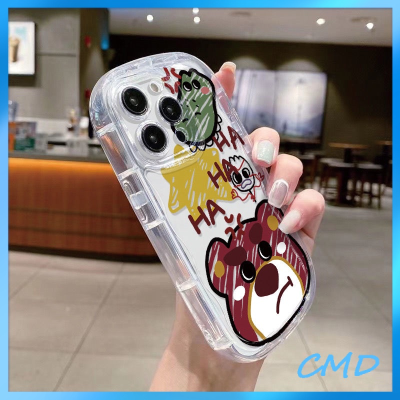 Ốp lưng iphone Hoạt hình dễ thương gấu dâu tây xà phòng đệm khí vỏ mềm Cho Iphone 6 / 6S / 6splus / se / 7 / 7plus / 8 / 8plus / X / xs / xsmax / 11 / 12 / 13 / 14 / Plus / Pro / Pro Max-402