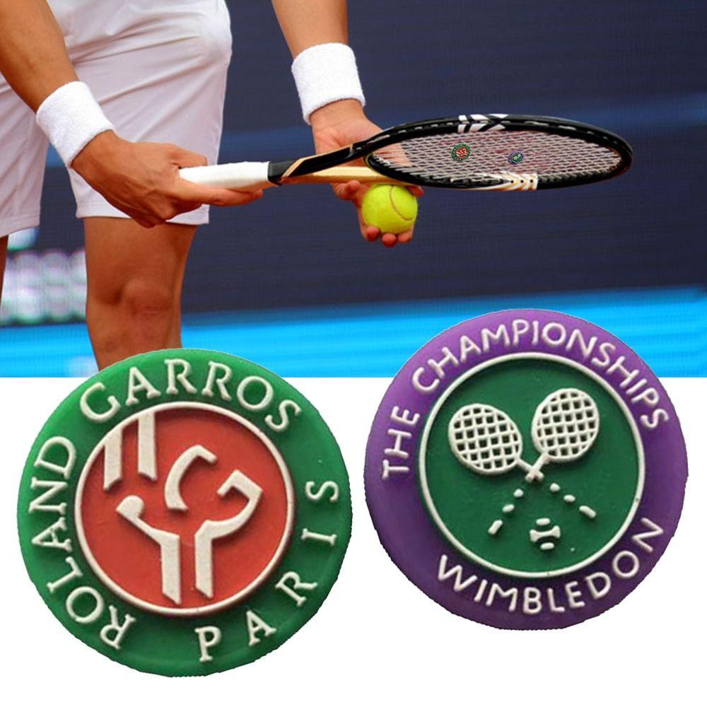 MUVAKO Set 2 Phụ Kiện Giảm Chấn Chấn Động Bằng Silicone Cho Vợt Tennis