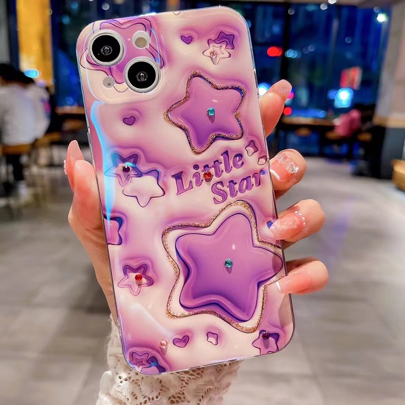 Dễ Thương Ốp Điện Thoại Mềm Họa Tiết Hoạt Hình Đính Đá Cho samsung galaxy s23 ultra plus s23 + s23ultra