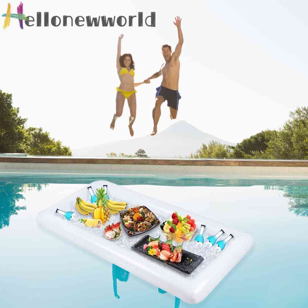 Khay Bơm Hơi Đựng Đá / Salad / Thức Uống Đa Ứng Dụng Cho Hoạ