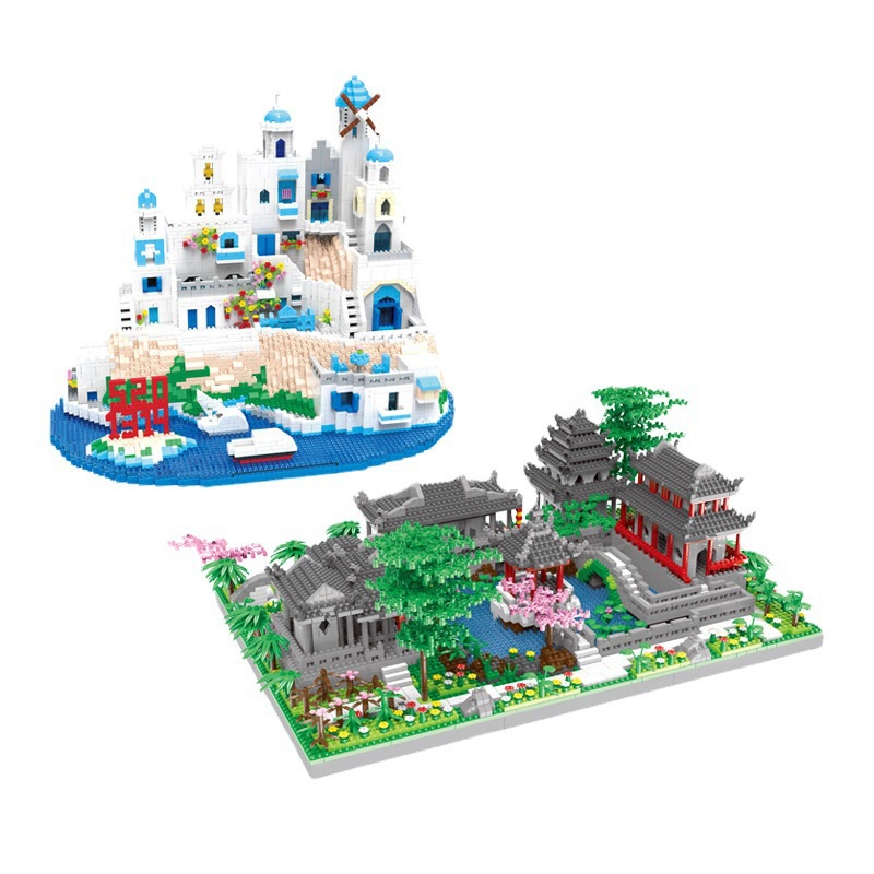 Loki Bộ Đồ Chơi Lắp Ráp Ngôi Nhà Cây Anh Đào 801