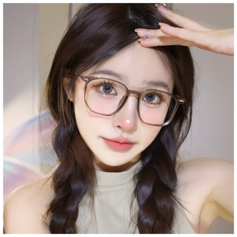 Mắt Kính Gọng Vuông Chống Ánh Sáng Xanh Thời Trang Dành Cho Nữ 0 ~ - 400