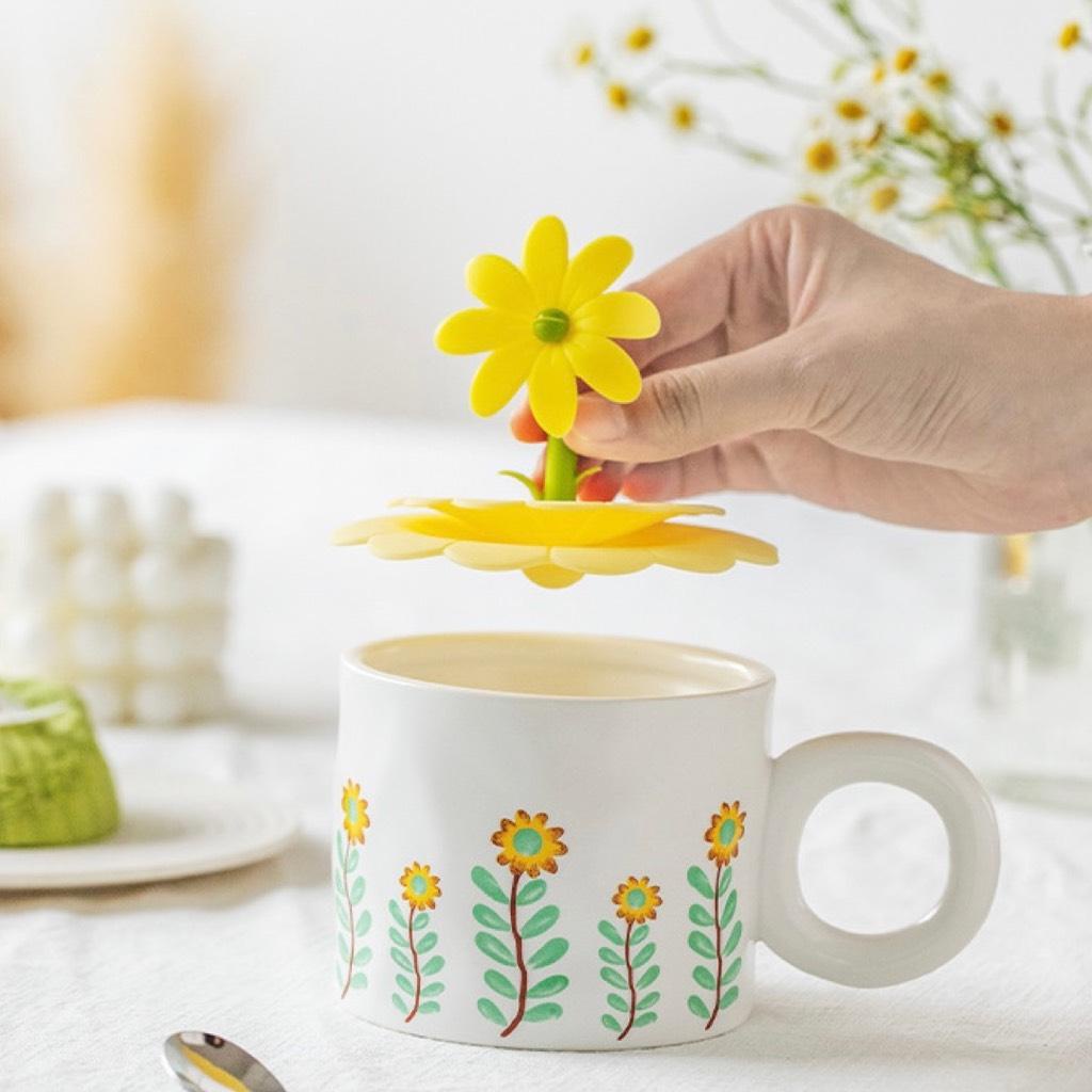 Hộp quà cốc, hoa, thiệp và đèn nháy cao cấp Sunny Gift Meeko