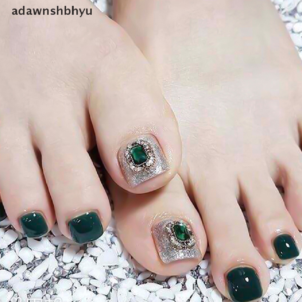Set 550 Móng Chân Giả Trong Suốt Siêu Mỏng Dạng Nhấn