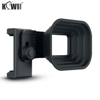 Kiwifotos Hood Ống Kính Điện Thoại Di Động Có Thể Điều Chỉnh Với Đế Lạnh & 1/4 "-20 Sợi Dây Ba Chân, Hood Che Ống Kính Điện Thoại Di Động Chống Phản Xạ Cho Điện Thoại Thông Minh Dòng Phổ Thông
