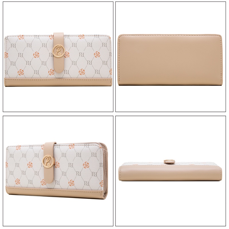 Ví Nữ Dài Thời Trang Có Khóa Kéo