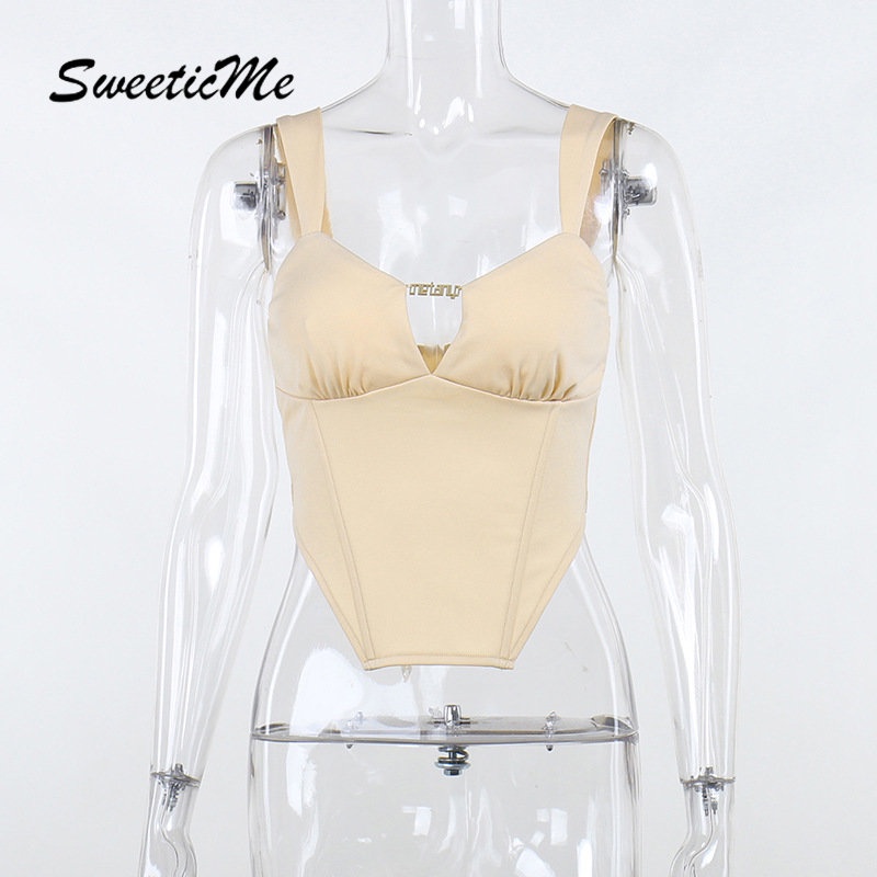 Áo Tank Top Ôm Dáng Màu Trơn Thời Trang 2023 Gợi Cảm Cho Nữ