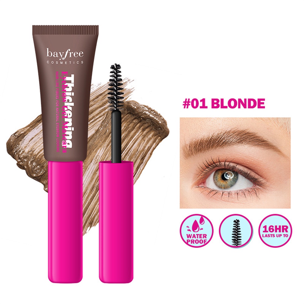Gel Lông Mày Xây Dựng Lông Mày Lâu Trôi Đến 16 Giờ Gel Lông Mày Dày Không Thấm Nước Mascara Trang Điểm Bút Xăm Lông Mày Tint Gel Lông Mày Lâu Trôi 1 Cái Có Cọ Cho Học Sinh JULYSTAR