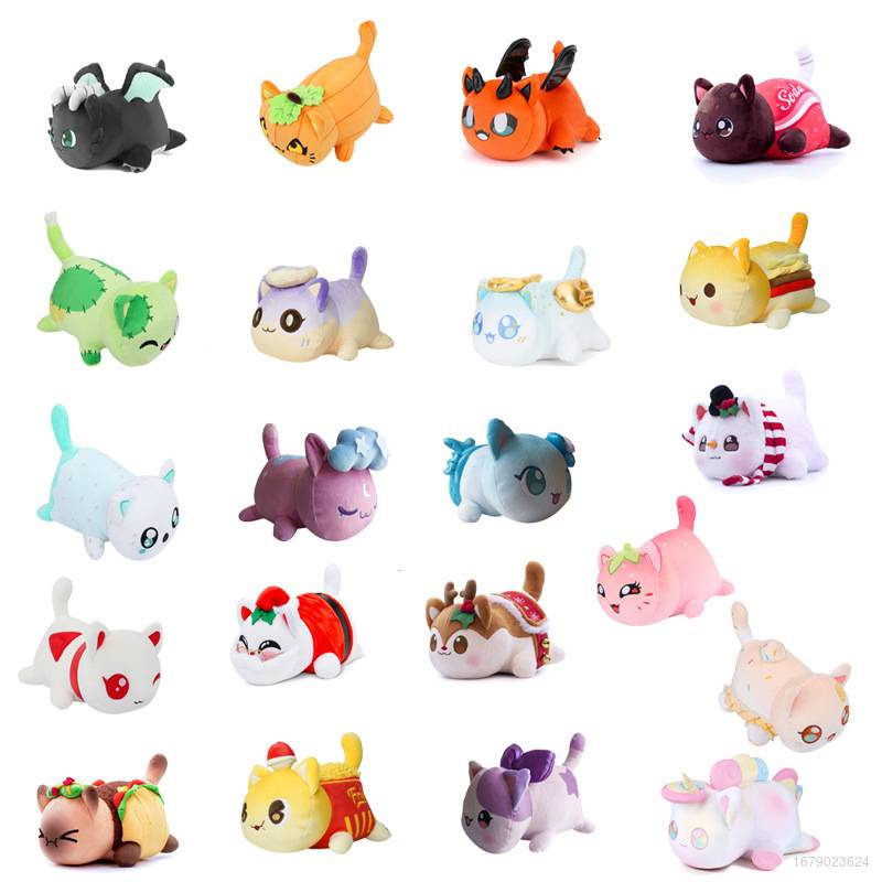 Gối Nhồi Bông Hình Bánh Donut / Hamburger / Kỳ Lân / Mèo / Kỳ Lân SQ2 Aphmau MeeMeows Meows Meows