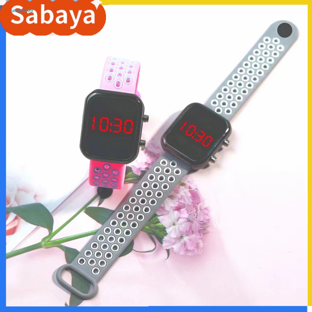 Đồng Hồ Điện Tử Dây Nhựa Thời Trang Dành Cho Nam