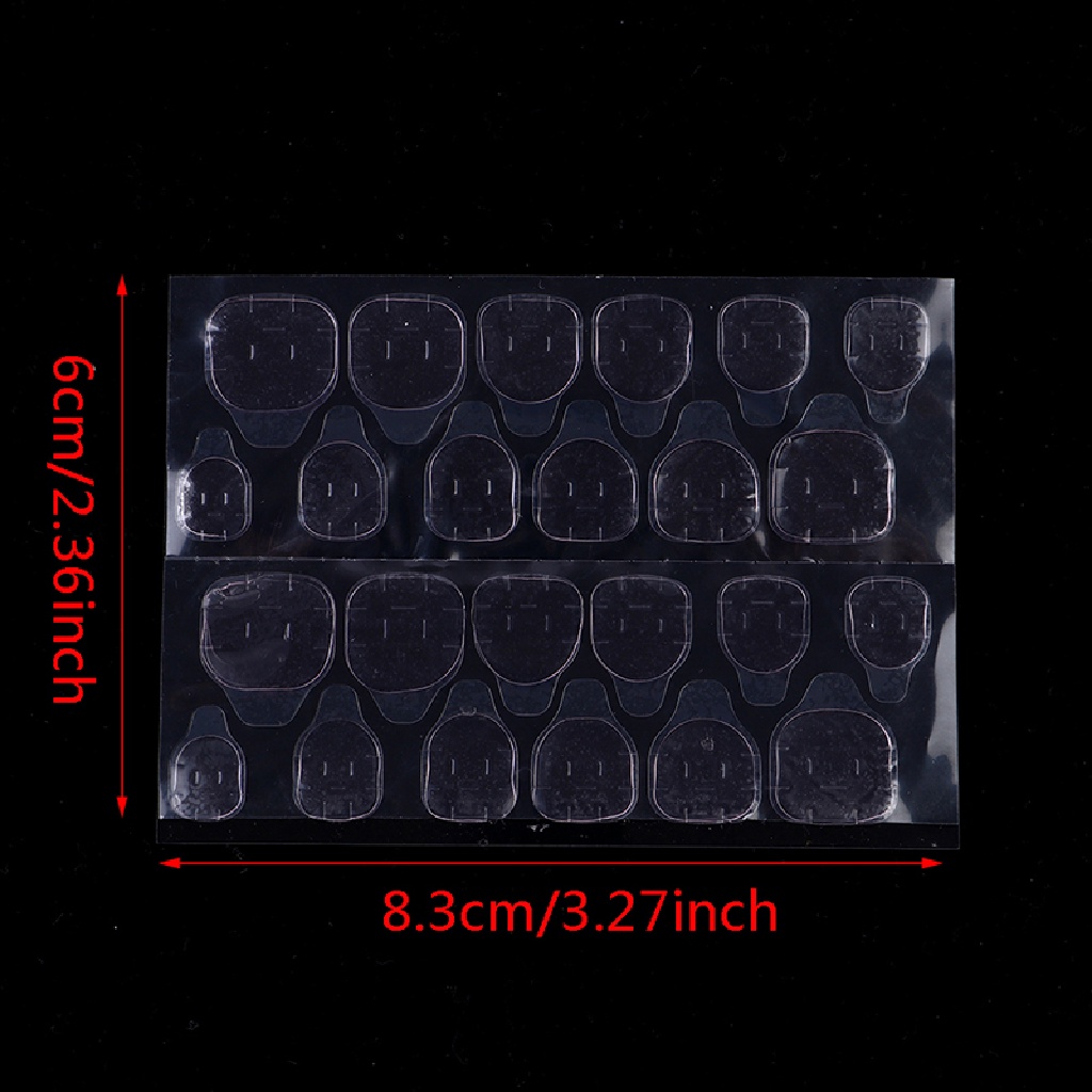 Set 240 / 10 Tấm Băng Keo Hai Mặt Màu Hồng Dùng Để Trang Trí Móng Nghệ Thuật DIY