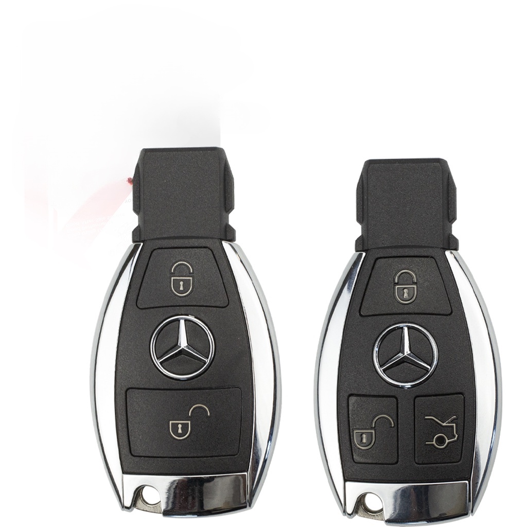 Mercedes Benz C class GLC class E class GLE class S class cập nhật vỏ chìa khóa từ xa 2 / 3 nút để thay thế vỏ chìa khóa thông minh BGA NEC (giá pin đơn)