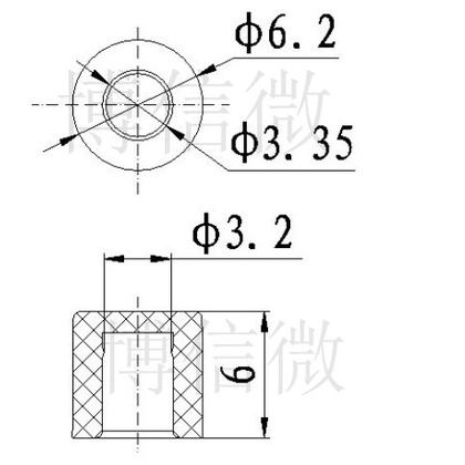 Nắp Công Tắc A56 Ba Màu Cho Nút Bấm Dòng 6X6 6 * 6