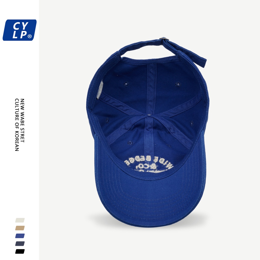 Mũ Lưỡi Trai Mềm Thêu Chữ Phong Cách Đường Phố Hàn Quốc Thời Trang Mùa Hè Cho Cặp Đôi