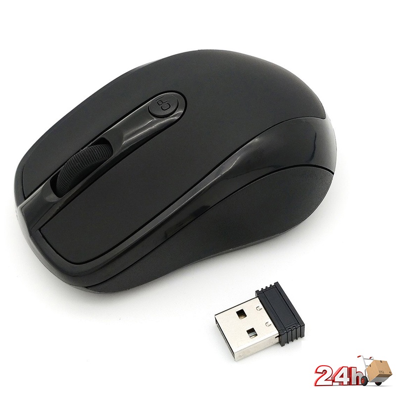 Chuột Quang Không Dây Chuyên Nghiệp 24h Cổng USB 2.4GHz