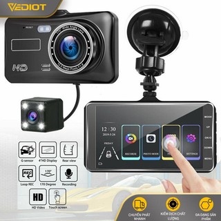 DVR Camera hành trình ô tô Màn Hình Cảm Ứng 4Inch HD 1080P 24H Cho Xe Hơi