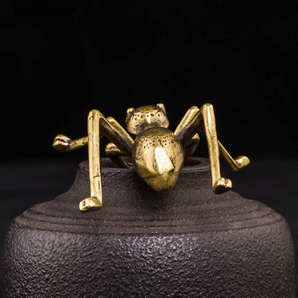 Đế Cắm Nhang Hình Kiến Bằng Đồng Thau Để Bàn Trang Trí Văn Phòng