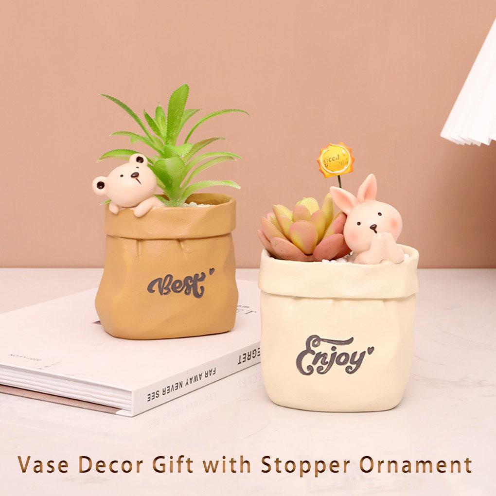 Ống Đựng Bút Hình Động Vật Dễ Thương Thoáng Khí