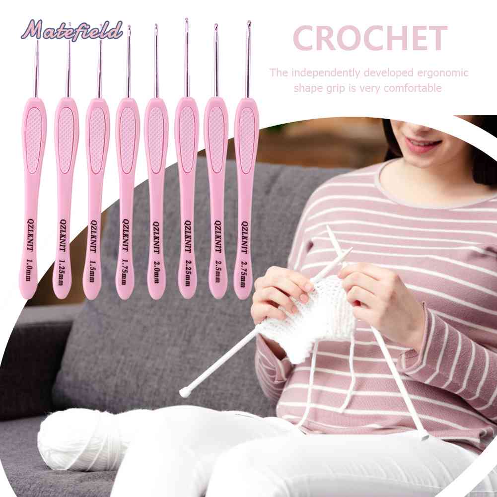 Bộ 8 Kim Móc Len 1-2.75mm Mới