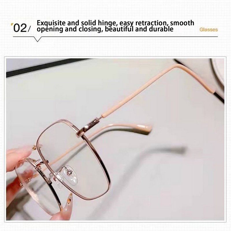 Kính Chống Ánh Sáng Xanh Gọng Tròn Bằng Kim Loại Phong Cách Cổ Điển Thời Trang Cho Nữ timetunnel