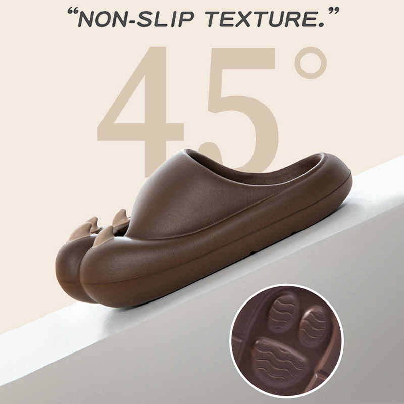 Hàng Có Sẵn Sandal Cặp In Dấu Chân Gấu Dễ Thương Phong Cách Mới Mùa Hè 2023 TTH519