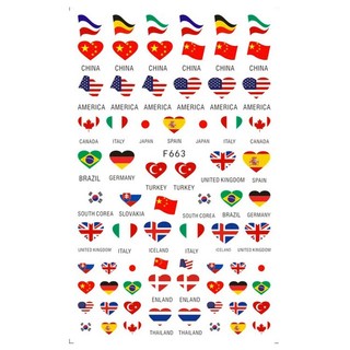 Sticker Dán Móng Hình Hoa Bướm 3d
