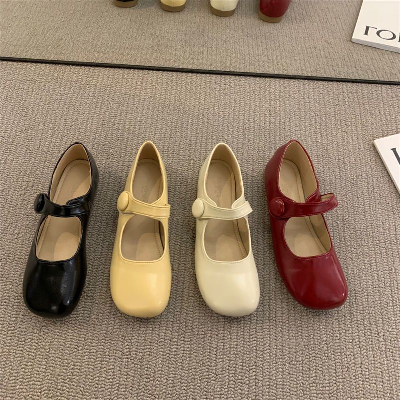 Giày Búp Bê Mary Jane Đế Bệt Thời Trang Mùa Xuân Dành Cho Nữ