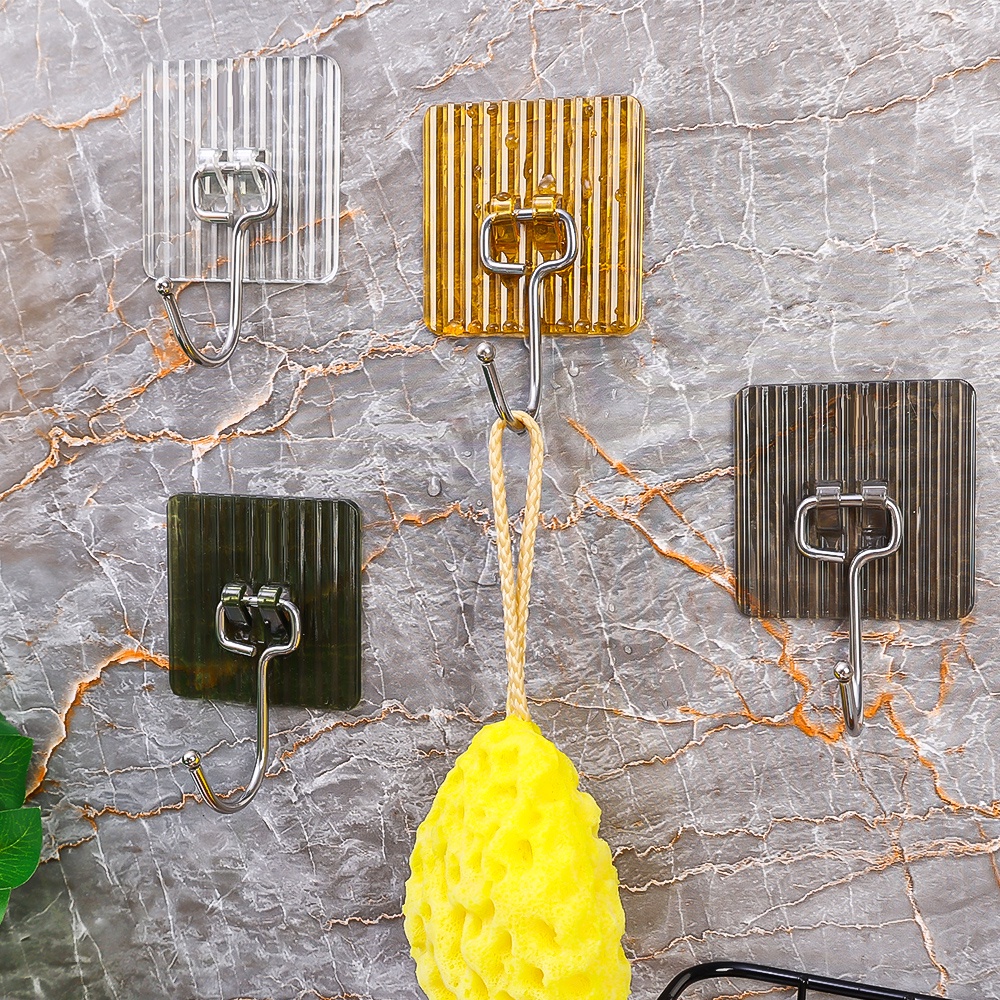 [Đặc trưng] Giá Đỡ Túi Đựng Trang Sức Tiết Kiệm Không Gian Mạnh Mẽ 180° Móc Treo Đồ Tự Dính Chống Thấm Nước Tiện Dụng