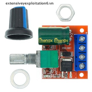【EE】 Mini 5A 90W PWM DC Motor Speed Controller Module DC-DC 5V-35V Adjustable Regulator Control Governor Switch LED Dimmer .