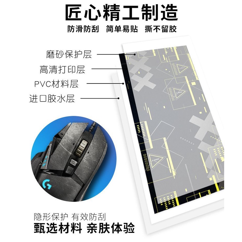 Miếng Dán Chống Trượt Thấm Hút Tốt Cho logitech g502 hero