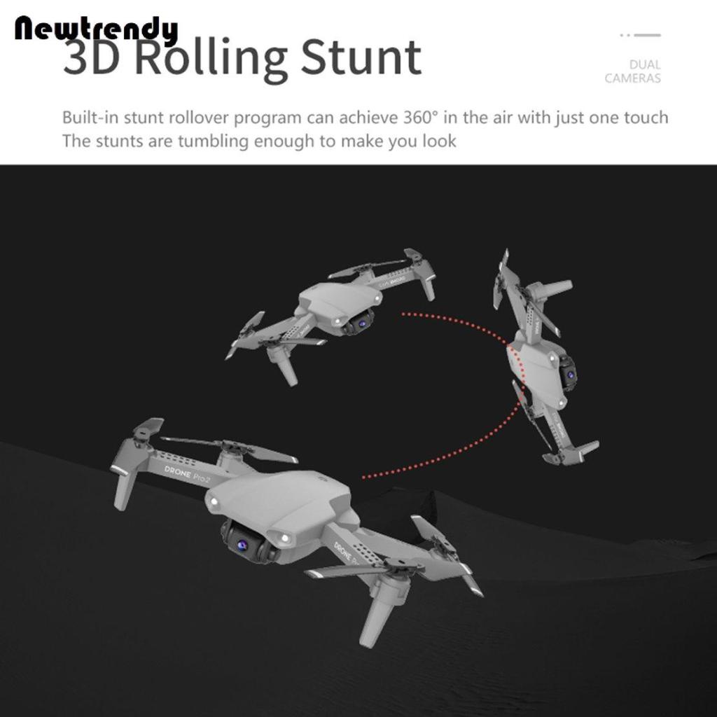 E99 PRO2 Mini RC Drone 4K Camera WIFI FPV Aerial Photography Quadcopter