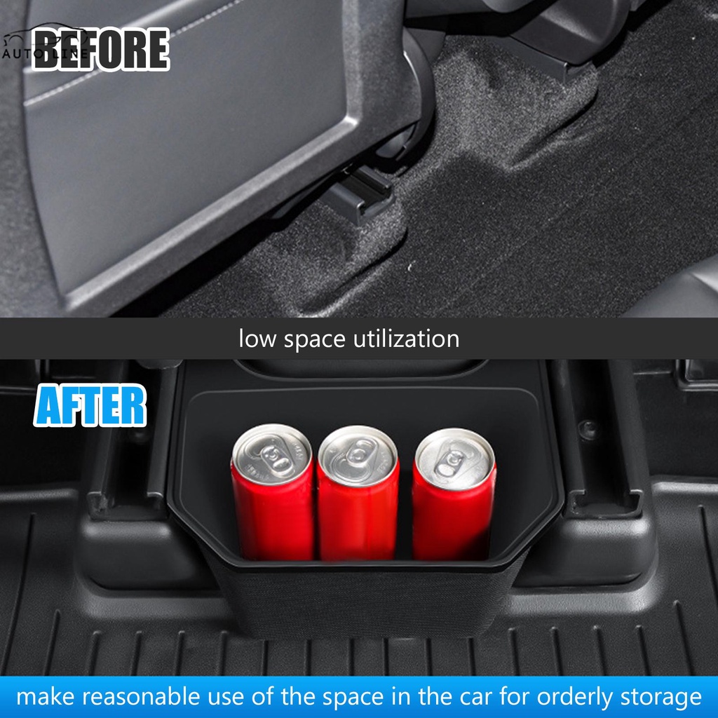 Hộp Đựng Đồ Ẩn Chống Thấm Nước Gắn Ghế Sau Xe Hơi Tesla Model Y 2020-2023 SHOPCYC5145