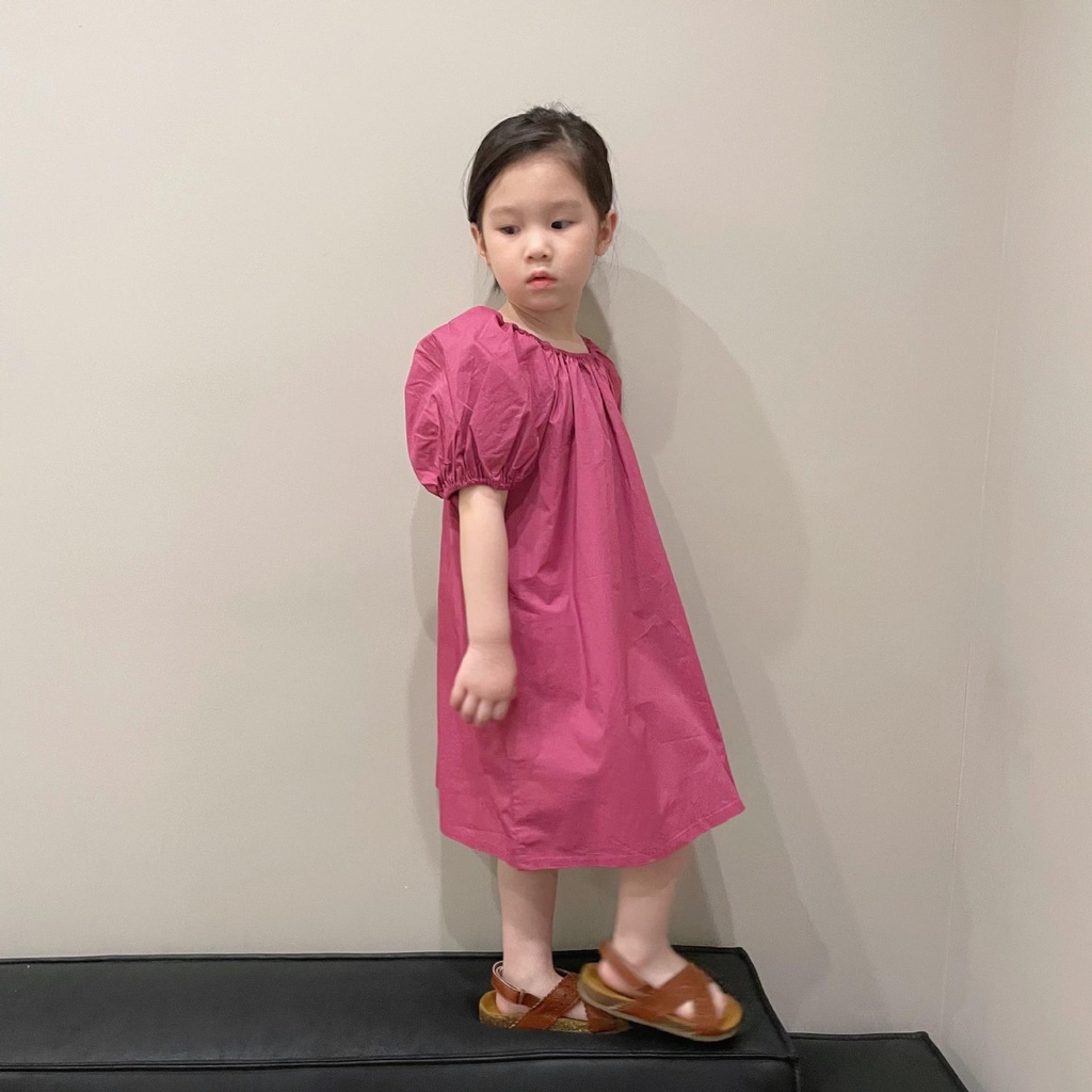 Đầm hở lưng cột dây sau dễ thương cho bé