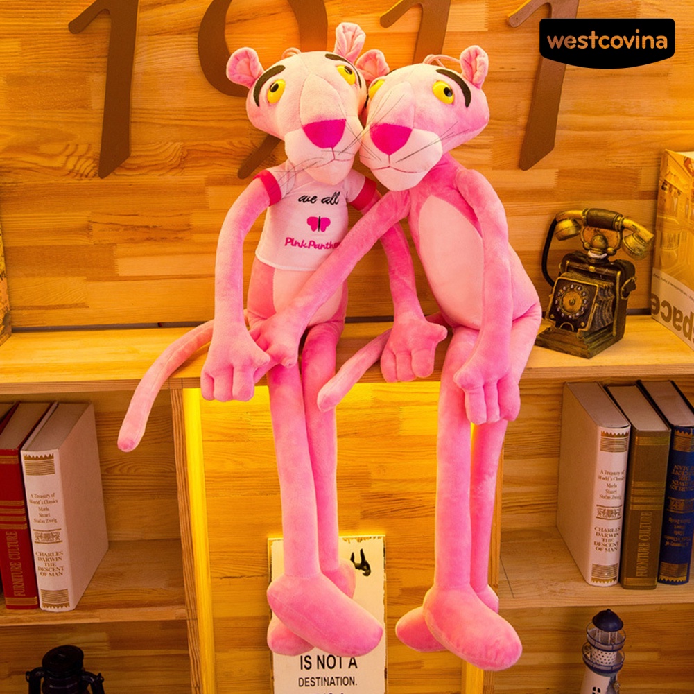 [COD]♋Đồ chơi nhồi bông Hình Chú Báo Hồng Hoạt Hình 60cm