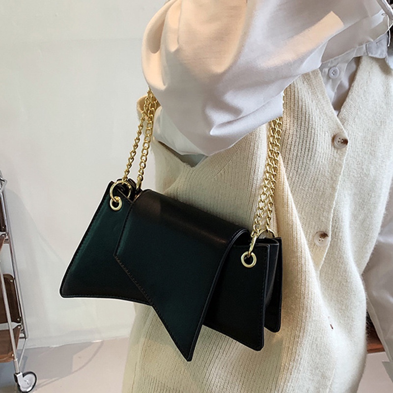 Túi Đeo Chéo Dây Xích Thời Trang niche Phong Cách Nước Ngoài Cho Nữ